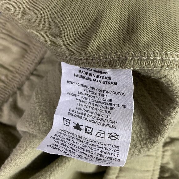 Nike Yoga Sweat Pants Mens Large Olive Green Sweatpants Joggers DM7833-276 - Picture 9 of 15